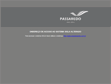 Tablet Screenshot of intranet.voepassaredo.com.br